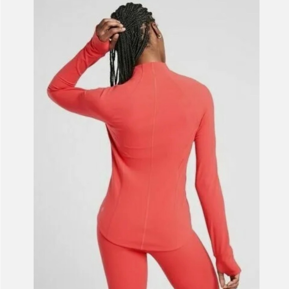 Athleta Salutation Jacket Red Lynchee - image 6